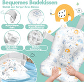 KIDIZ® Babybadje Opvouwbaar met Thermometer - 0-12 Maanden - Blauw